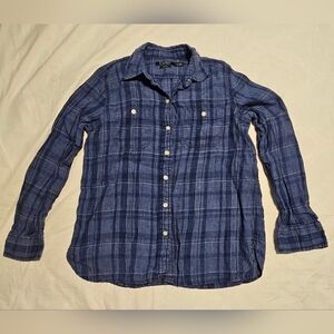 Lauren Ralph Lauren Blue Flannel